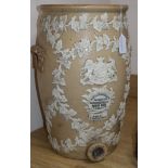 A Victorian water filter (lacking cover) by Lipscombe & Co. height 48cm