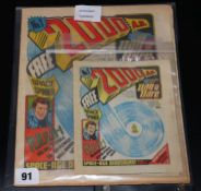 2000AD comics - IPC magazines Ltd, programme No.1 with Space Spinner