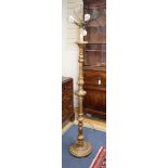 An Italian giltwood standard lamp H.148cm