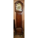 A George III mahogany longcase clock H.220cm