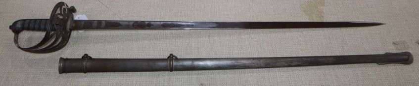 An Edward VII Hobson & Sons officer's dress sword for Singapore Volunteer Rifles