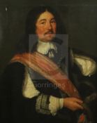 Attributed to Jacob Cuyp oil on panelPortrait of a gentleman wearing a sash and lace-