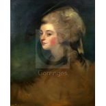 After Sir Joshua Reynolds (1723-1792)oil on canvasHead and shoulder portrait of Georgiana Spencer,