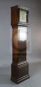 A Mid 19th century mahogany 8 day longcase regulator by E. J. Dent of Strand, London with plain case