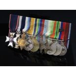 An important group of medals to Admiral Sir Geoffrey Alan Brooke Hawkins KBE, CB, MVO, DSC, with