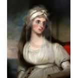 After John Hoppner (1758-1810)oil on canvasPortrait of a lady29 x 24in.
