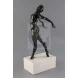 § Enzo Plazotta (1921-1981). A bronze model of Nadia Nerina, signed and numbered 5/12, on white