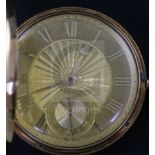 James McCabe, Royal Exchange, London. An 18ct gold hunter key-wind pocket watch No. 9196, with