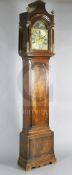 John Drury of London. A George III mahogany eight day longcase clock, the 12 inch arched brass