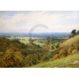 Harry Sutton Palmer (1854-1933)watercolourA Buckinghamshire landscape, near Chequer's Court, label