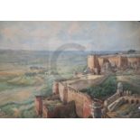 General Sir John Miller Adye (1819-1900)watercolour'Fort Gwalior' (circa 1857-1866)signed lower