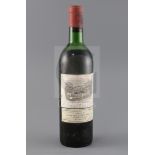 A bottle of Chateau Lafite Rothschild 1966