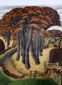 § Simon Palmer (1956-)watercolour'The Paper Chase'signed in pencil21.25 x 27in.