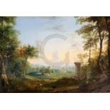 Manner of Claude Lorrain (1600-1682), 18th Century French Schooloil on canvasClassical landscape