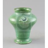 A Moorcroft 'Flamminian' ware vase made for Liberty & Co, RD no. for 1905, decorated in green and