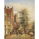 Jan Jacob Spohler (1811-1866)oil on panelDutch street scenesigned5.75 x 4.5in.