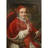 Late 18th Century Italian Schooloil on canvasPortrait of Pope Clemente XIV37.5 x 27in.