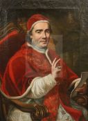 Late 18th Century Italian Schooloil on canvasPortrait of Pope Clemente XIV37.5 x 27in.