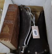 Cycling Interest. F.W.Tickler - 4 WW2 war medals, two vintage Brooks saddles and a 4th ed