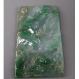 A jade plaque