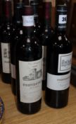 Ten bottles of Chateau Fontesteau Haut Medoc, Various years