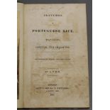 G, A.P.D. - Sketches of Portuguese Life, Manners, Costume and Character, 8vo, half calf, marbled