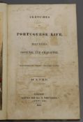 G, A.P.D. - Sketches of Portuguese Life, Manners, Costume and Character, 8vo, half calf, marbled