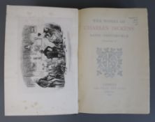 Dickens, Charles - Works - National edition, one of 750, royal 8vo, 40 vols, with plates by Phiz,