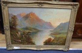 Graham Williams (A.K.A. Francis Jamieson 1895-1950), oil on canvas, Helvellyn, Thirlmere, Lake