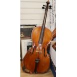 A cello and bow