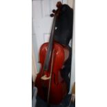 A cello and bow
