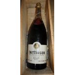 A bottle of Tattinger Jeroboam