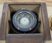 A cased ship's compass