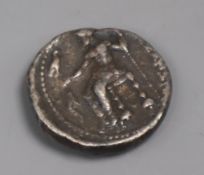 Ancient Greek coins, Kingdom of Macedon, Alexander III? silver AR tetradrachm, head of Herakles