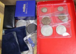 George VI Coronation 1937 proof coins, loose with contact marks and various commemorative and