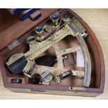 A cased sextant