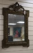 A small French wall mirror
