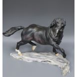 A Royal Worcester model of a stallion, 'Llanarth Flying Comet' after Lorne McKean No. 53 (of 250)