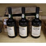 Six bottles of Pocas Porto Seguro Port, 1976