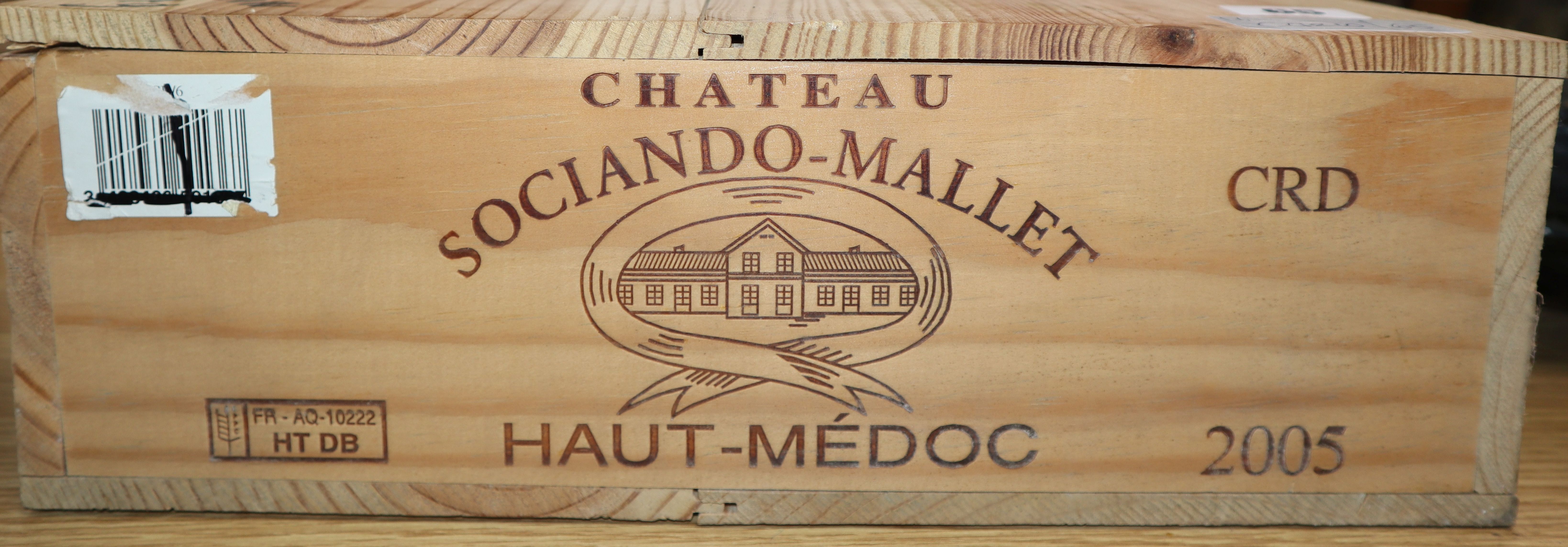 Six bottles of Sociando Mallet Haut Medoc 2005 (O.W.C.)