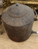 A iron hanging kettle H.40cm