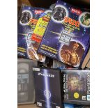 A collection of vintage Star Wars VHS tapes, DVDs, PC/console games etc. see Gorringes website