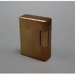 A Dupont gold plated lighter