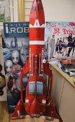 Sci-Fi & British movie posters and two promotional card displays for I,ROBOT and Thunderbirds