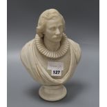 A Victorian carved marble bust