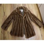 A vintage mink jacket