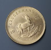 A 1975 gold Krugerrand.