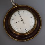 An early 19th century mahogany cased Sedan timepiece by William Smith London No. 9586