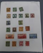 A collection of Chinese stamps