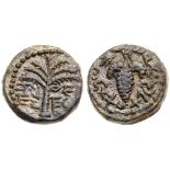 Judaea, Bar Kokhba Revolt. Æ Small Bronze (6.20 g), 132-135 CE